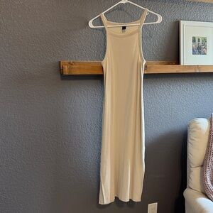 Old Navy Cream spaghetti strap Dress